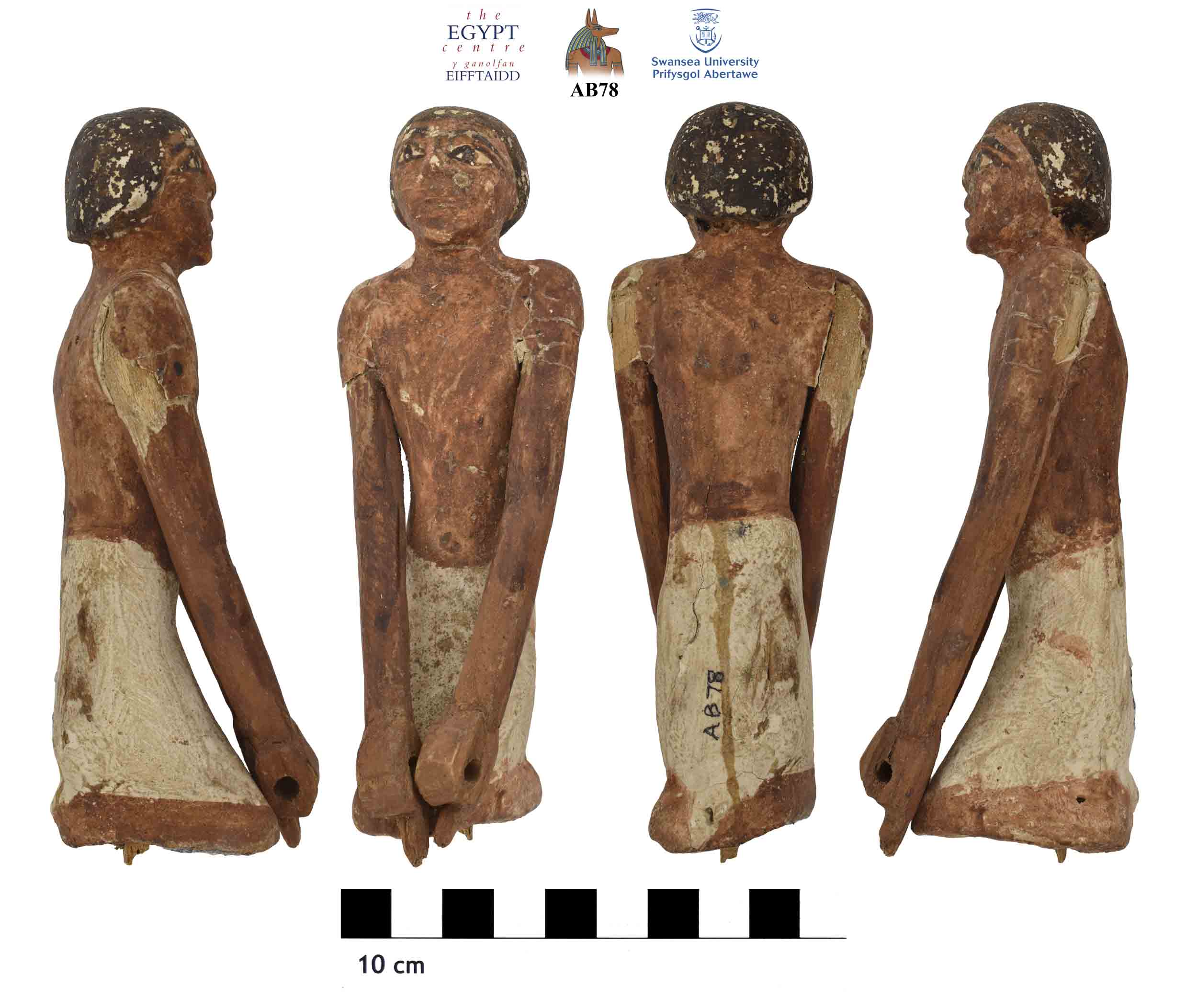 Image for: Wooden figure from a funerary model